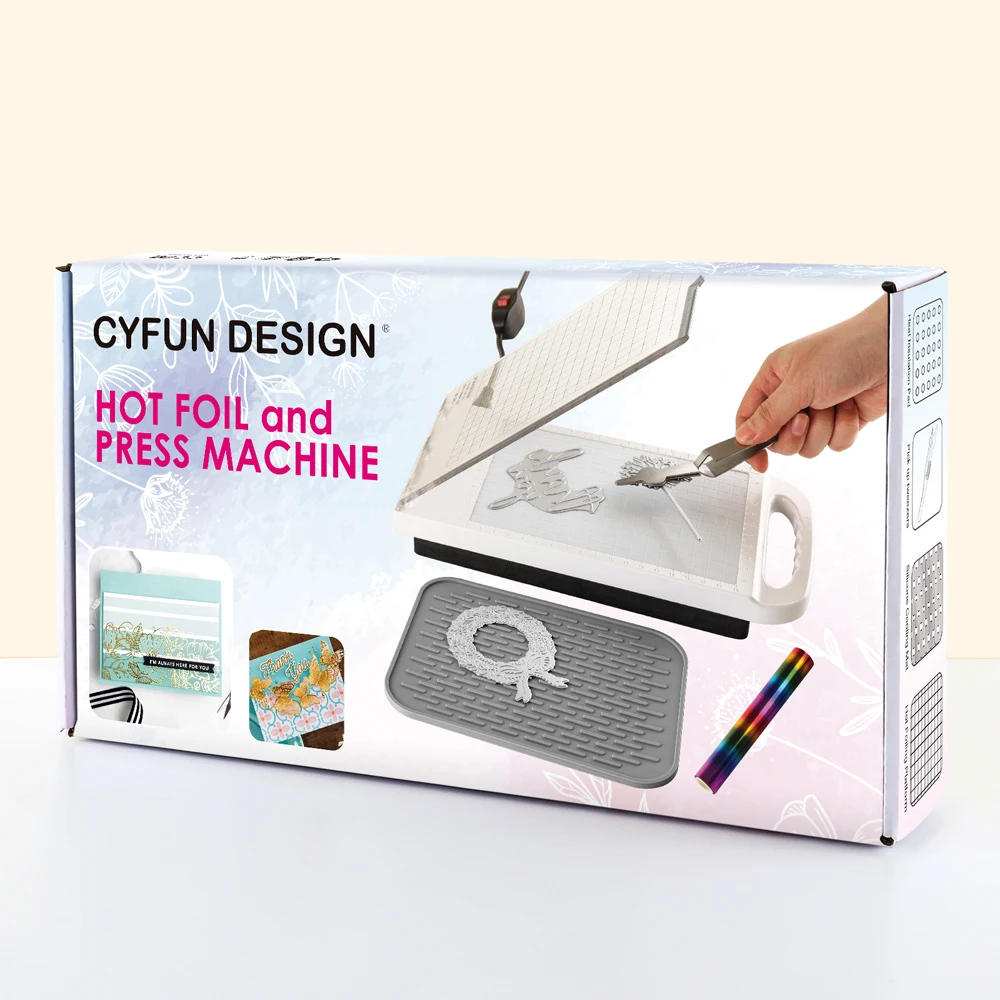 미국/EU/영국 플러그 핫 포일 프레스 기계, 종이 엠보싱 카드 공예 제작 DIY 스크랩북킹용 핫 스탬핑 포일 전사 장비