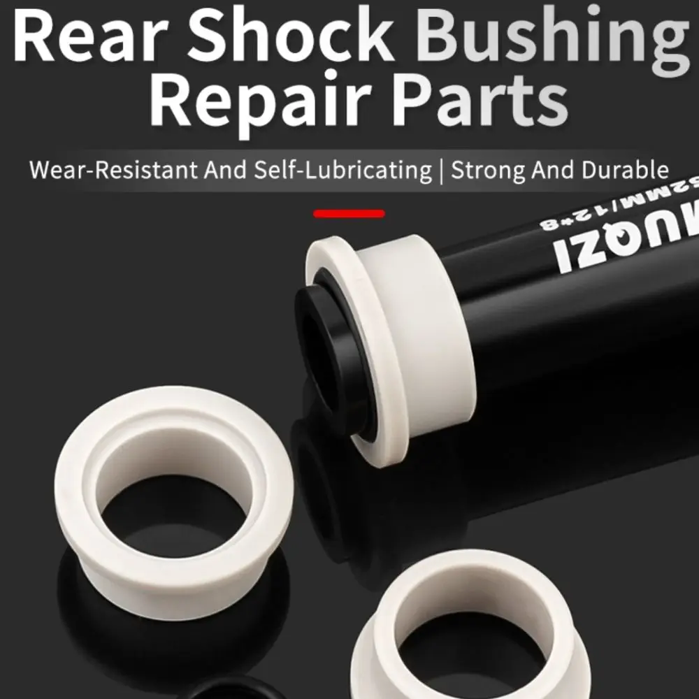1 쌍 MTB 후면 충격 부싱 내마모성 15*12mm 충격 흡수 장치 DU 부싱 자체 윤활 내구성 자전거 후면 충격 흡수 장치