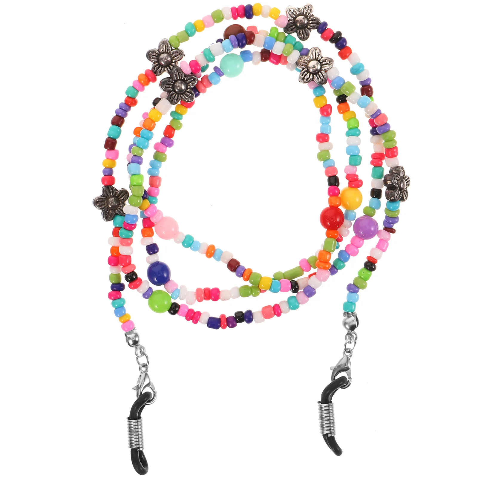 

Fashion Colorful Beaded Eyeglass Eyewears Sunglasses Reading Glasses Chain Cord Holder Neck Strap Rope