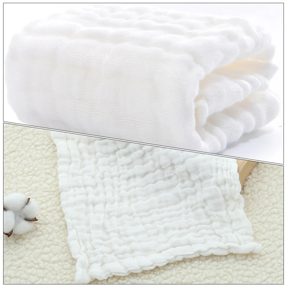 

5pcs Baby Washcloths Baby Face Towel Burping Cloth Drool Towel Saliva Towel