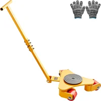 Machinery Skate Dolly, 6614 LBS/3T Industrial Machinery Mover with Handle 1