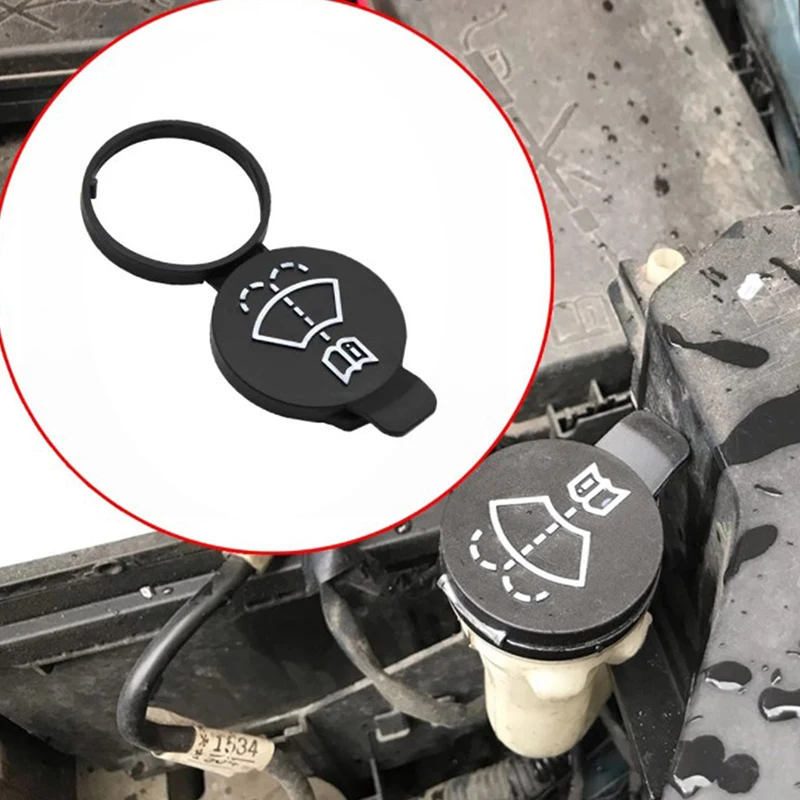 

1Pc Car Windshield Wiper Washer Fluid Reservoir Lid Cover Tank Bottle Pot Cap Car Accessories