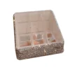 Rhinestone Lipstick Storage Box Acrylic Cosmetics Storage Rack Transparent Multi Grid Lipstick Box Lip Gloss Makeup Organizers 6