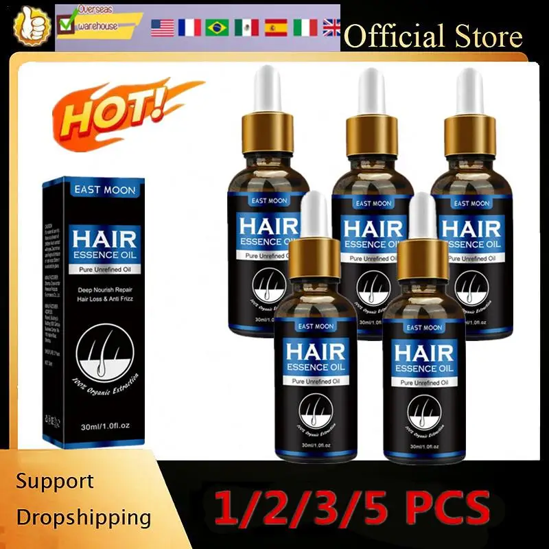 Ginger Hair Care Essential Oil 1-5x 30ml Improves Scalp Environment Hair Loss Treatment Care Essence Oil Gifts
