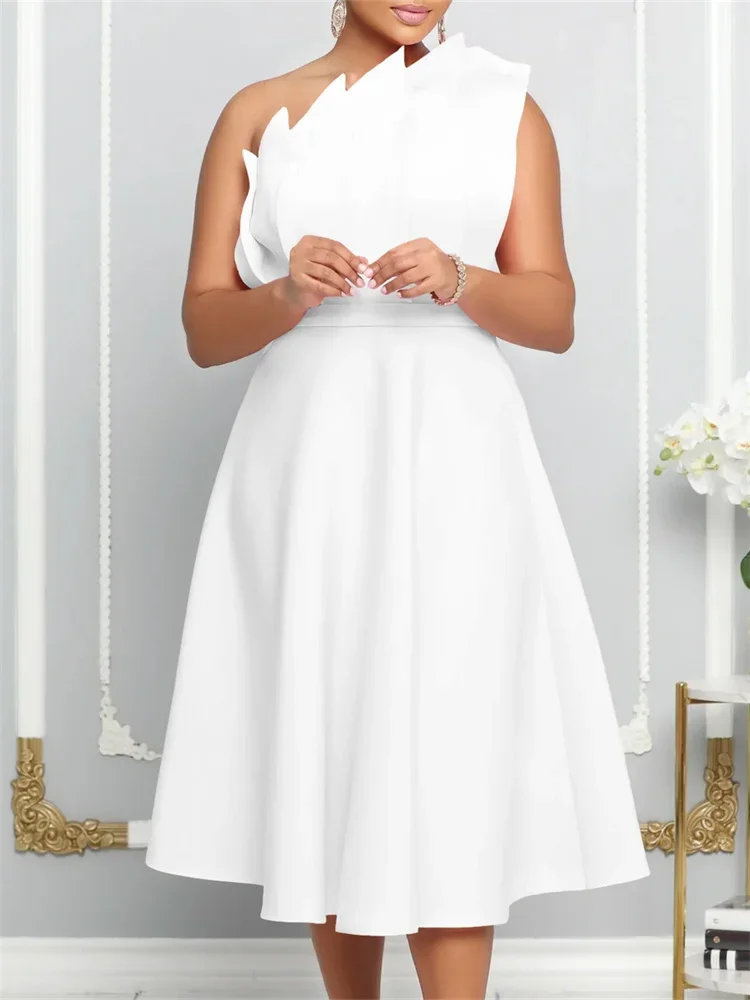 Wmstar Plus Size Dresses Women Elegant Fashion Sleeveless Office Lady Maxi Dress New in Summer Clothes Wholesale Dropshipping