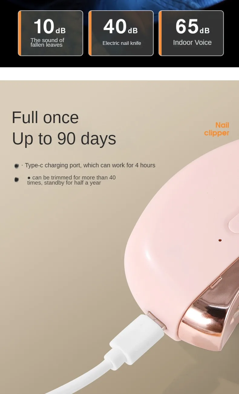Automatic Nail Care Kit for Manicure and Pedicure