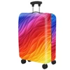 Thick Elastic Colored Striped Luggage Protection Cover Zipper Luggage Suitcase Cover Suitcase Handle Cover Travel Accessories 2