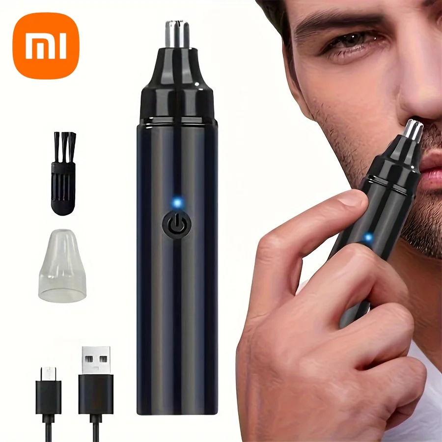Nose Hair Trimmer Xiaomi Electric Nose Hair Trimmer Portable Nose Ears Hair Eyebrow Trimmer for Men Women Rechargeable Painless Clipper