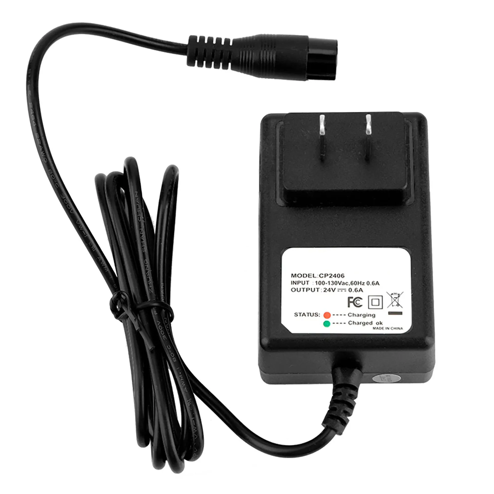 Electric Scooter Battery 24V 0.6A For Razor E100 E125 E500S PR200 US Plug 110V