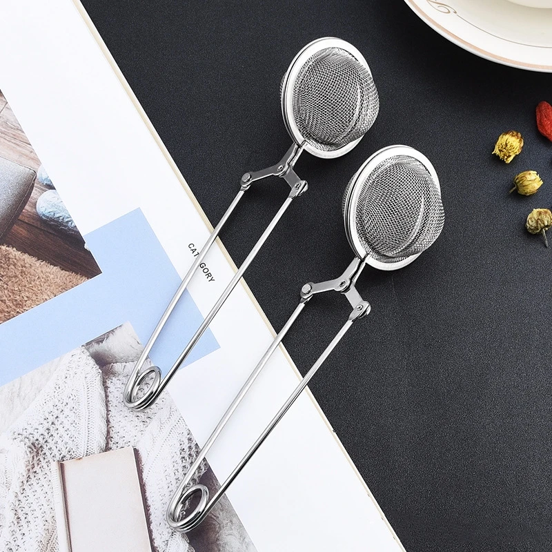 Tea Infuser Tea Strainer Tea Filter Tea Infuser Handle Tea Ball Sphere Mesh Strainer Coffee Herb Spice Filter Diffuser