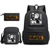 Funny Shoyo Hinata Harajuku Backpack New Anime Pattern 3 Piece Backpack School Large Capacity Zipper Schoolbag Anime Backpacks 1