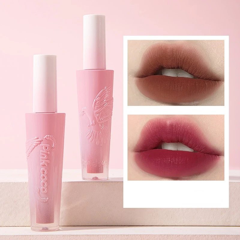

Peace Dove Soft Fog Matte Lip Gloss Good Looking Makeup Velvet Does Not Fade Non Stick Cup Lipstick Lip Gloss Cosmetic