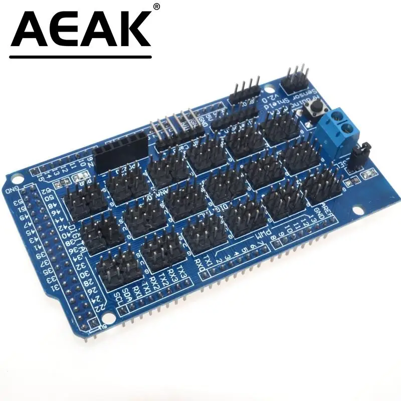Per Arduino Mega Sensor Shield V1.0 V2.0 Scheda Di Sviluppo Di Espansione Dedicata Mega 2560 Sup Iic Bluetooth Sd Parti Di Robot Fai Da Te