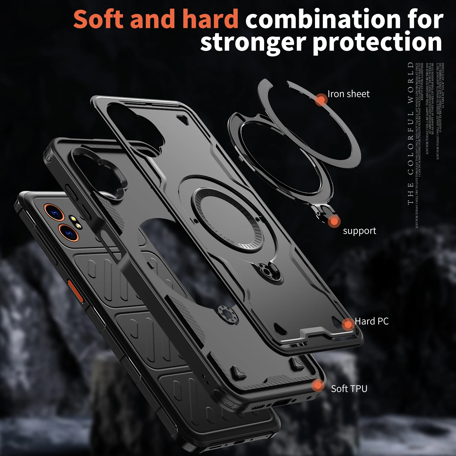 Enhanced Shockproof Stand Phone Case