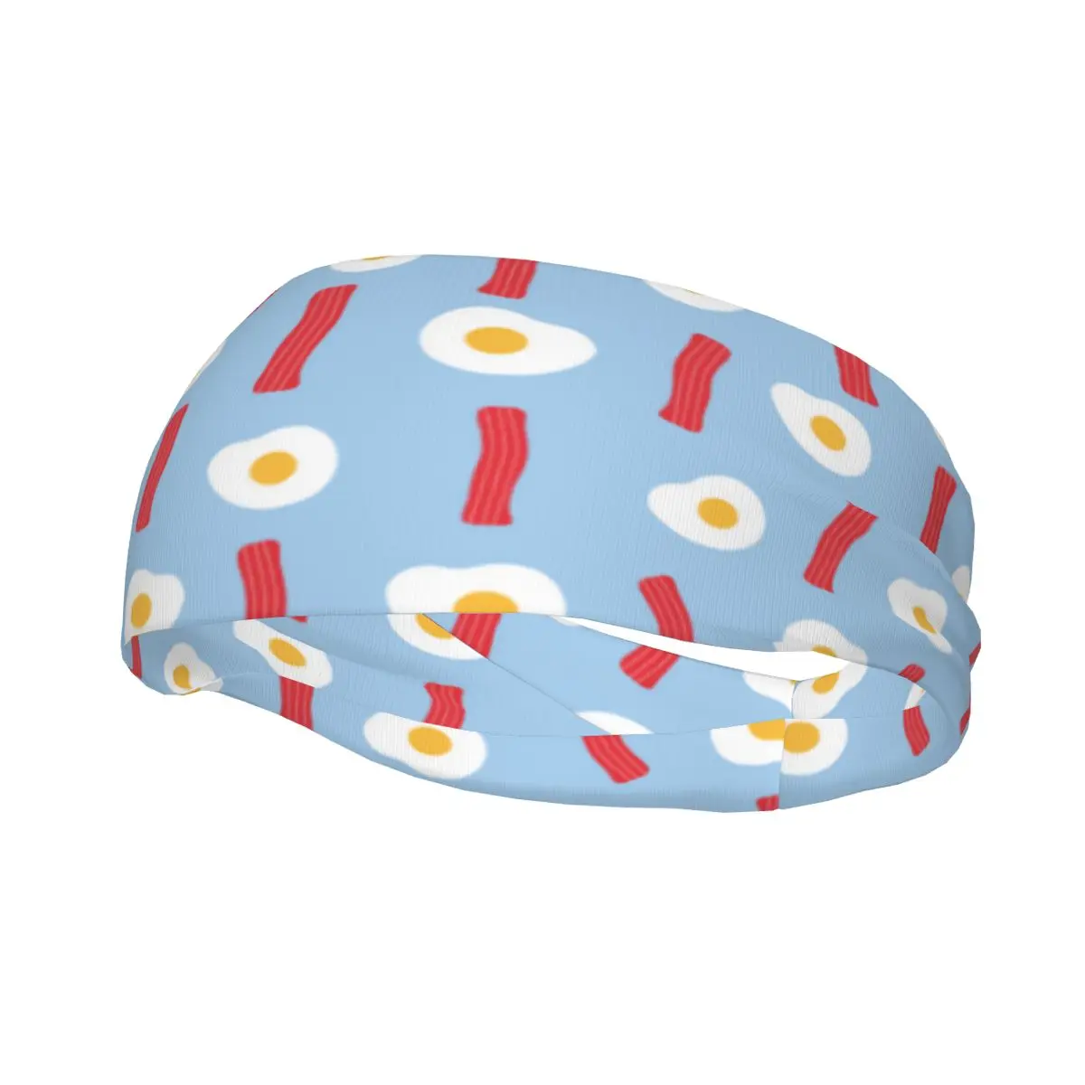 

Poached Egg Workout Sweatband for Women Men Cute Elastic Sweat Headband Gym Yoga Head Sweat Bandage Non Slip Sweat Wash Band