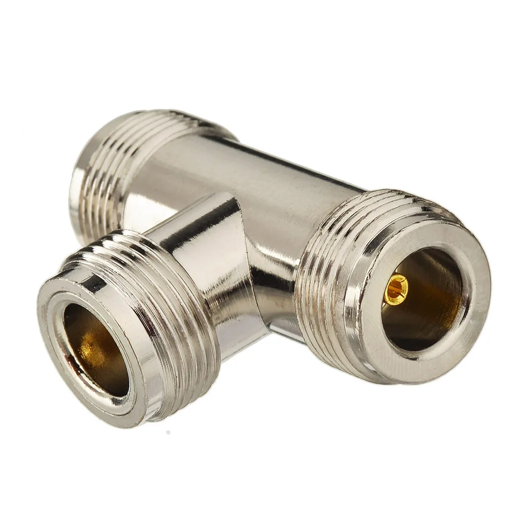 RF Coaxial Cable Splitter N Female to 2x N Jack Adapter