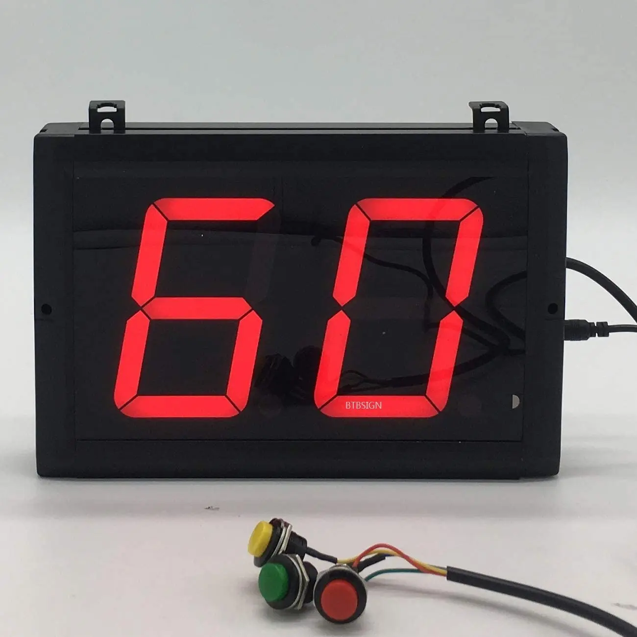 Btbsign 4'' Large Tally Counter Clicker 2 Digit Display for Golf Visitor Lap Event 6