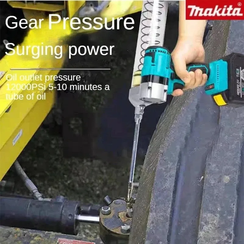 마키타 브러시리스 전동 그리스건 무선 완전 자동 고압 굴삭기 전용 그리스건 (18V 배터리용)