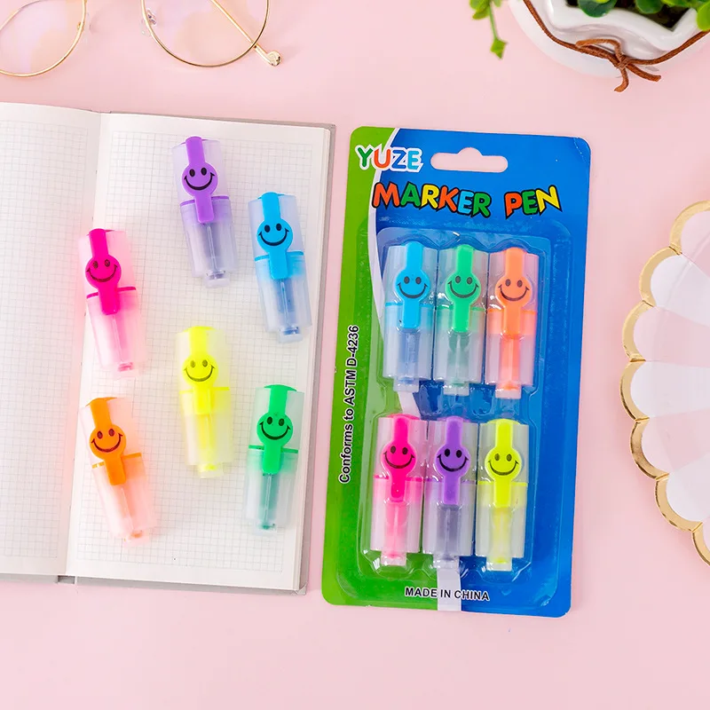 China Cute Jelly Color Mini Size Highlight Marker Manufacturers