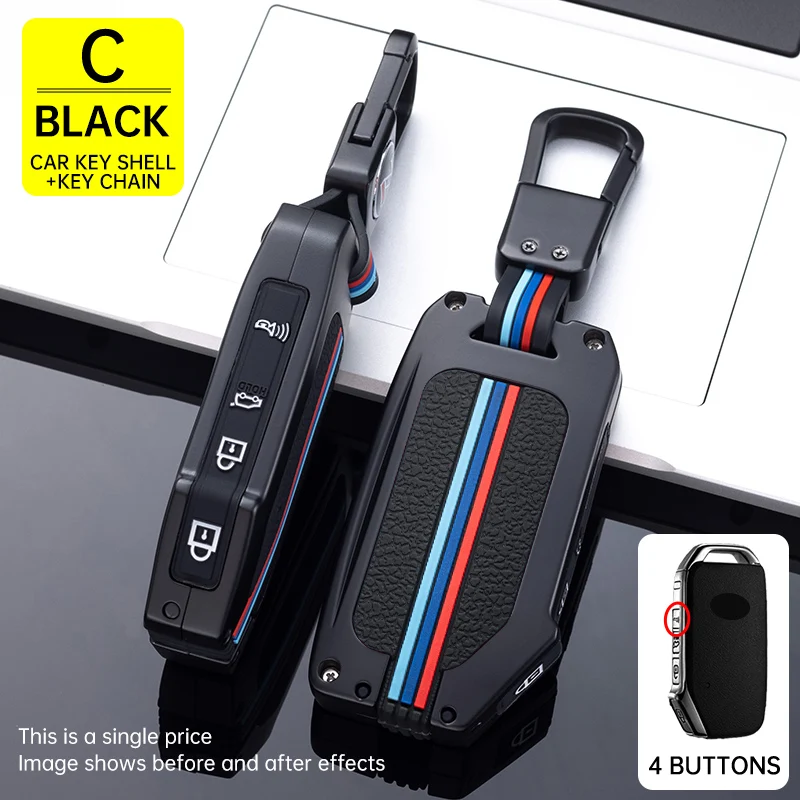 3 4 5 pulsanti in lega Gel di silice luminoso custodia portachiavi per auto custodia per Kia supporto per custodia remota K5 Sportage Stinger Forte 21 3 4 5 pulsanti in lega Gel di silice luminoso custodia portachiavi per auto custodia per Kia supporto per custodia remota K5 Sportage Stinger Forte - S1e24b56193ea4aae9685319bac2ffe2f2