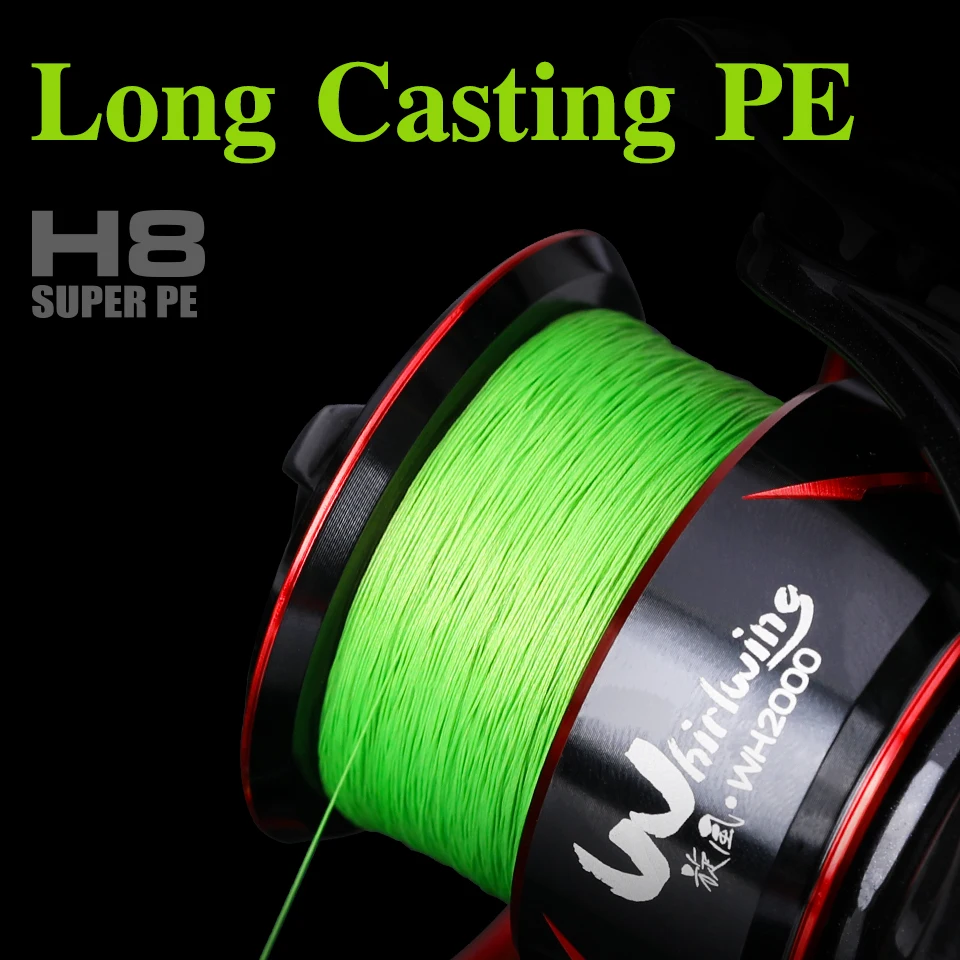 Ligne PE TSURINOYA H8 100-300M 8 tresses 14-50LB - Lancer ultra-long et multifilament lisse pour pêche précise