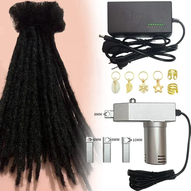 Upgraded Dreadlocks Machine for Locs, Fast & Easy DIY Portable Dreadlocks Maker, Automatic Loc Machine with Multiple Tools 4
