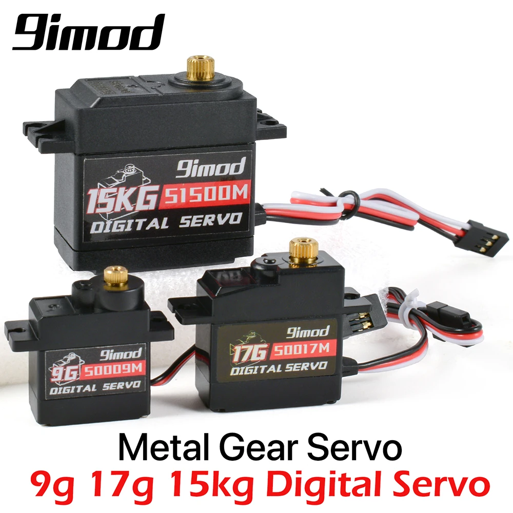 9imod 9g 17g 15kg Servo Motor Hohe Geschwindigkeit Lenkung RC Servo
