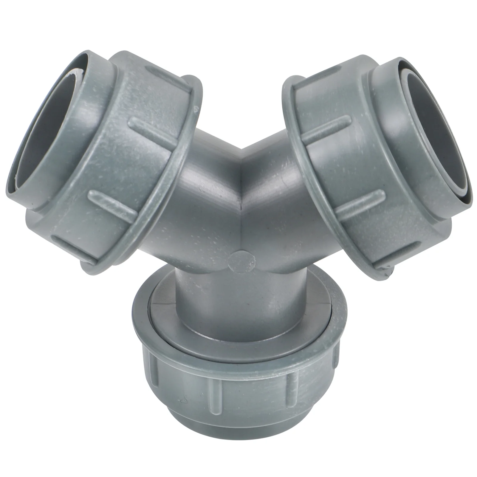 

Y Shaped Splitter Hose Connector Washing Machine Hose Connector (Grey)