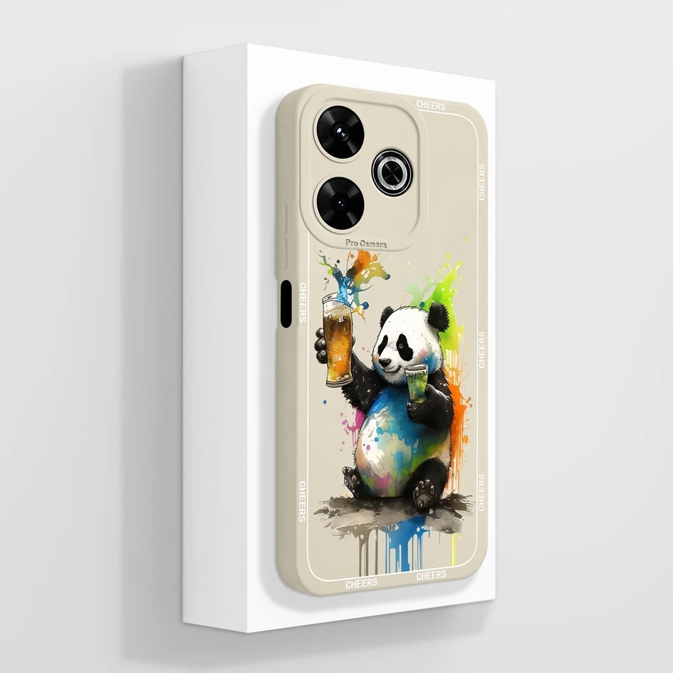 Aesthetic Durable Shockproof Silicone Phone Case with Pretty Flower Design