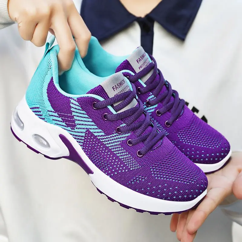 Dopamine sneakers Women's summer non-slip soft soled mesh breathable casual shoes Running light travel shoes dancing 3