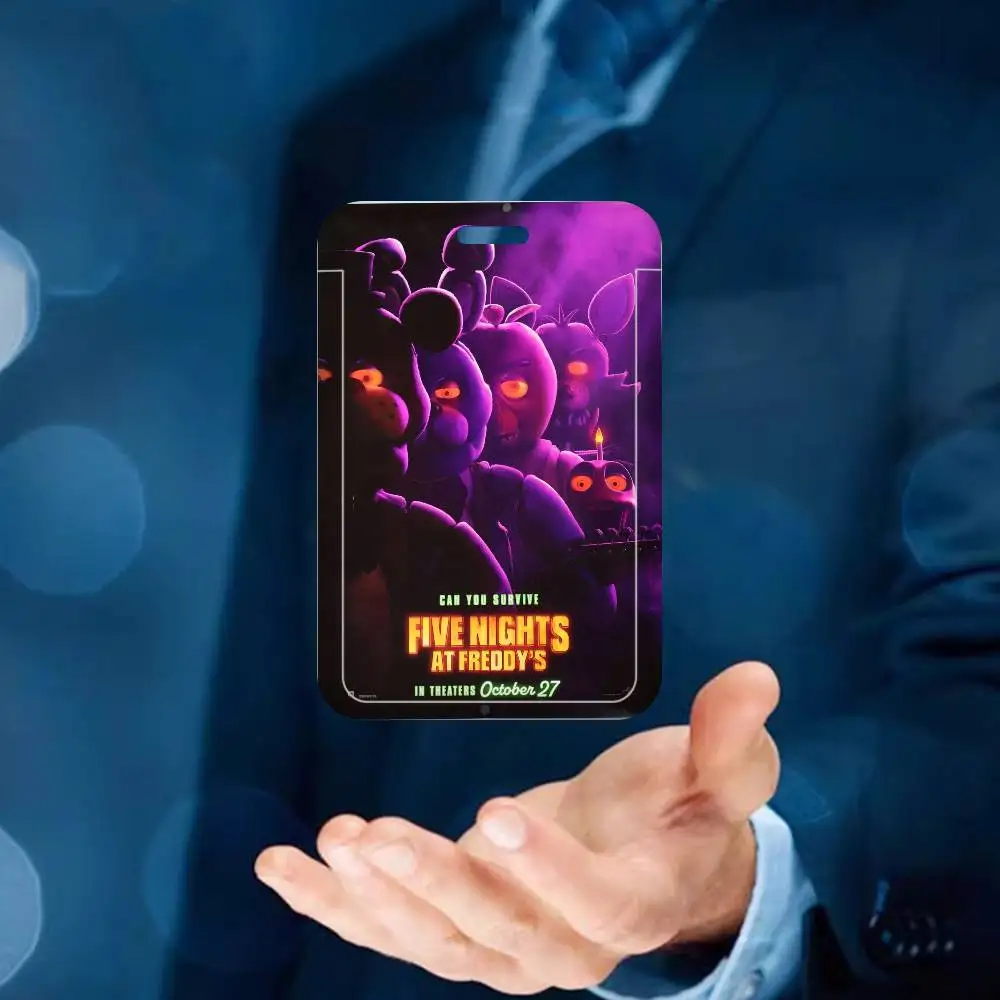 FNAF Themed Credential Badge & Card Holder with Neck Strap - Perfect Gift Idea