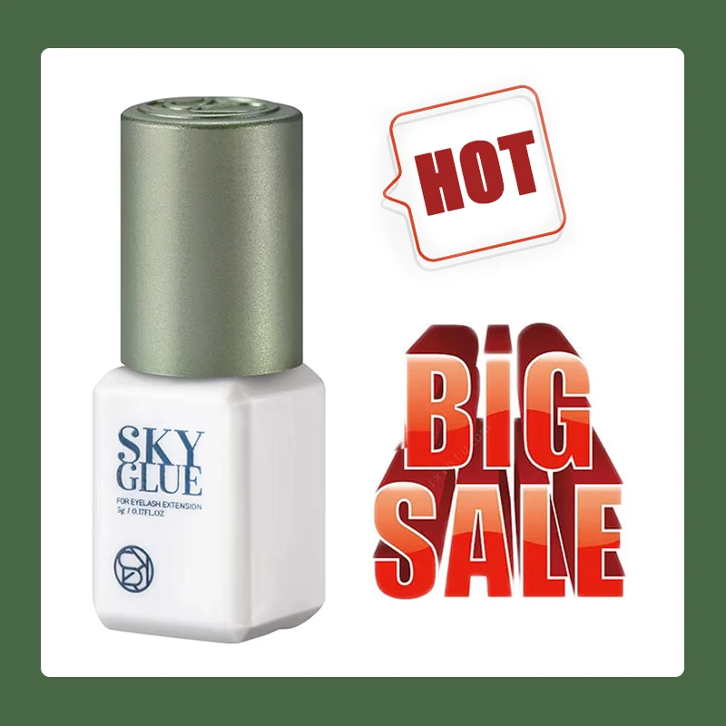 

1 Bottle Sky Glue D Plus New Packing For Eyelash Extensions Supplies Adhesive 5ml Green Cap Beauty Health Makeup Tools Korea