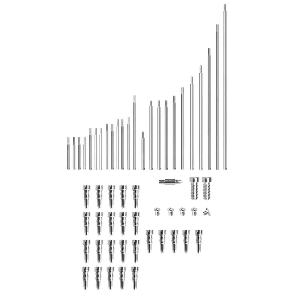 

1 Set Soprano Saxophone Parts Set Included Threaded Shafts Thread Screws and Tapered Shaft Nail