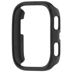 Durable Shockproof Hard Case Cover for Smartwatches - Sleek Protective Bumper Shell with Hollow Out Design (Frosted black)