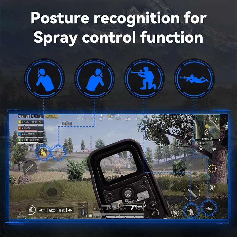 PUBG   Ƽ Ʈѷ  е,   Ű  콺 , ȵ̵  iOS, 13.4 ̸ ޴, 5 in 1