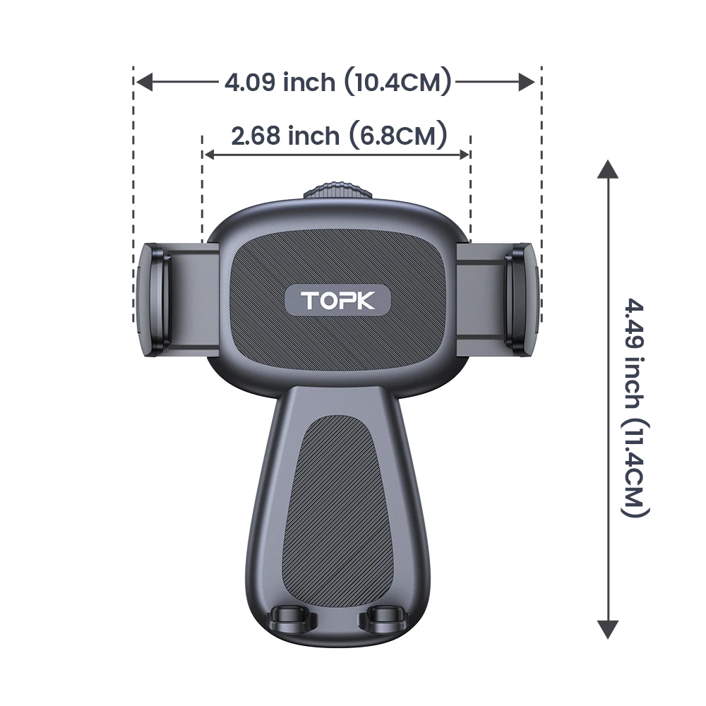 Car Phone Holder Mount for Vent, Military Sturdy Metal Clip Air Vent Phone Holde