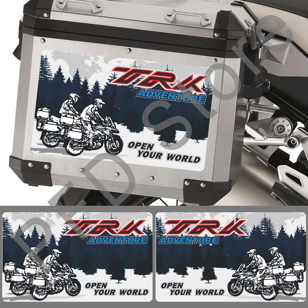 Motorcycle Stickers Decals Tail Top Side Box Cases Panniers Luggage Aluminium For Benelli TRK502 TRK 502 X TRK521 ADV Adventure