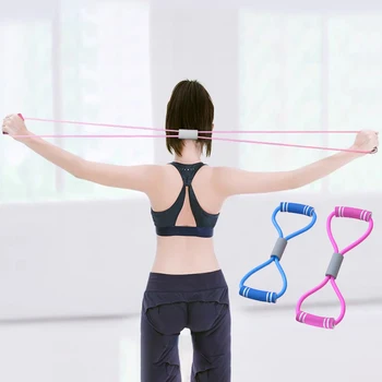 Yoga Rope Resistance Bands For Women Fitness Elastic Exercise Equipment Practice Stretching Open Shoulder Back Home Gym 1