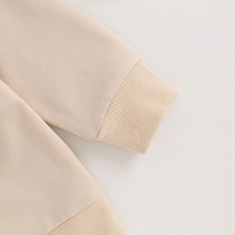 긴팔 크루넥 레터 프린트 풀오버, 언니 매칭 스웻셔츠 상의, 귀여운 , 키즈, 여아, 가을