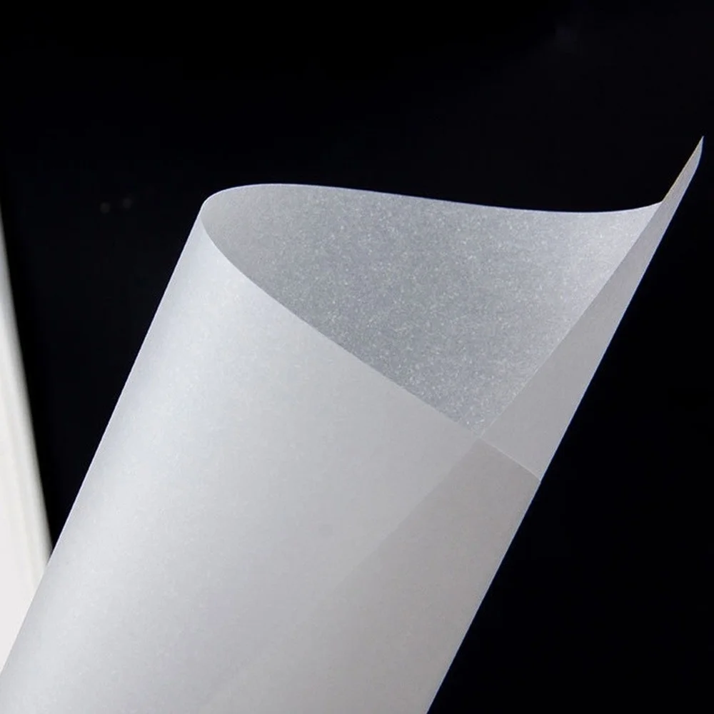 100Pcs/Lot Sheets Transparent Paper Translucent Clear Paper for Printing Sketching Tracing Drawing Animation