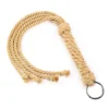Woven horse whip Detachable metal ring 3