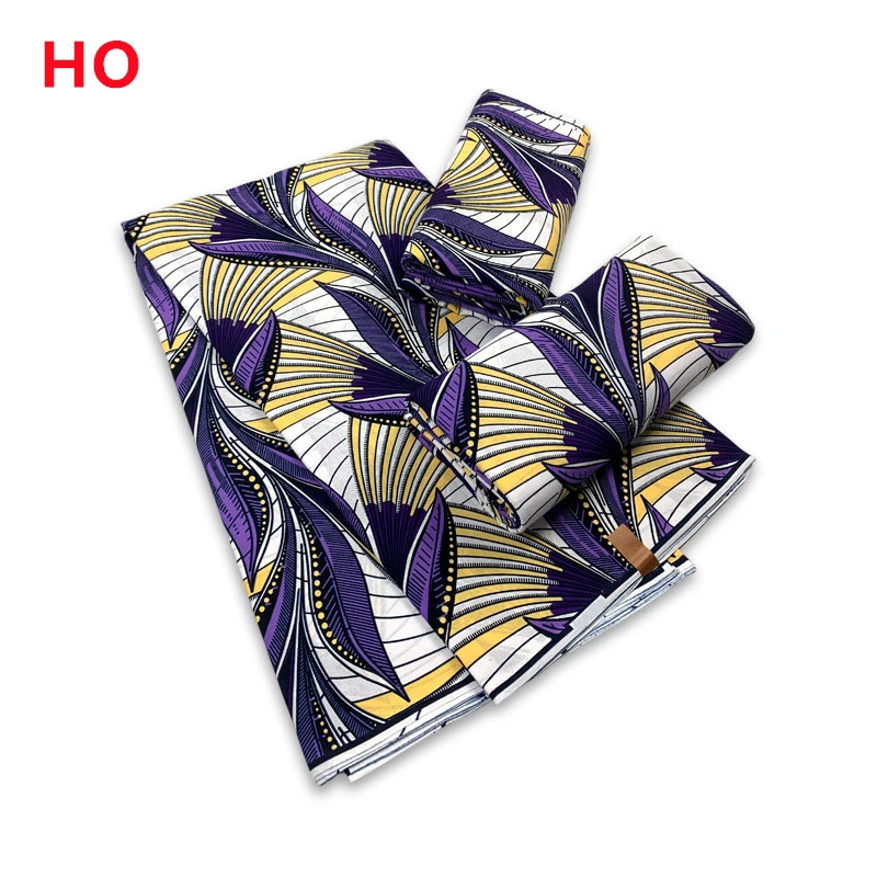 2024 African Real Wax Prints Fabric Nigerian Ankara Fashion Ghana 100% Cotton Veritable Guaranteed Original Sewing Material