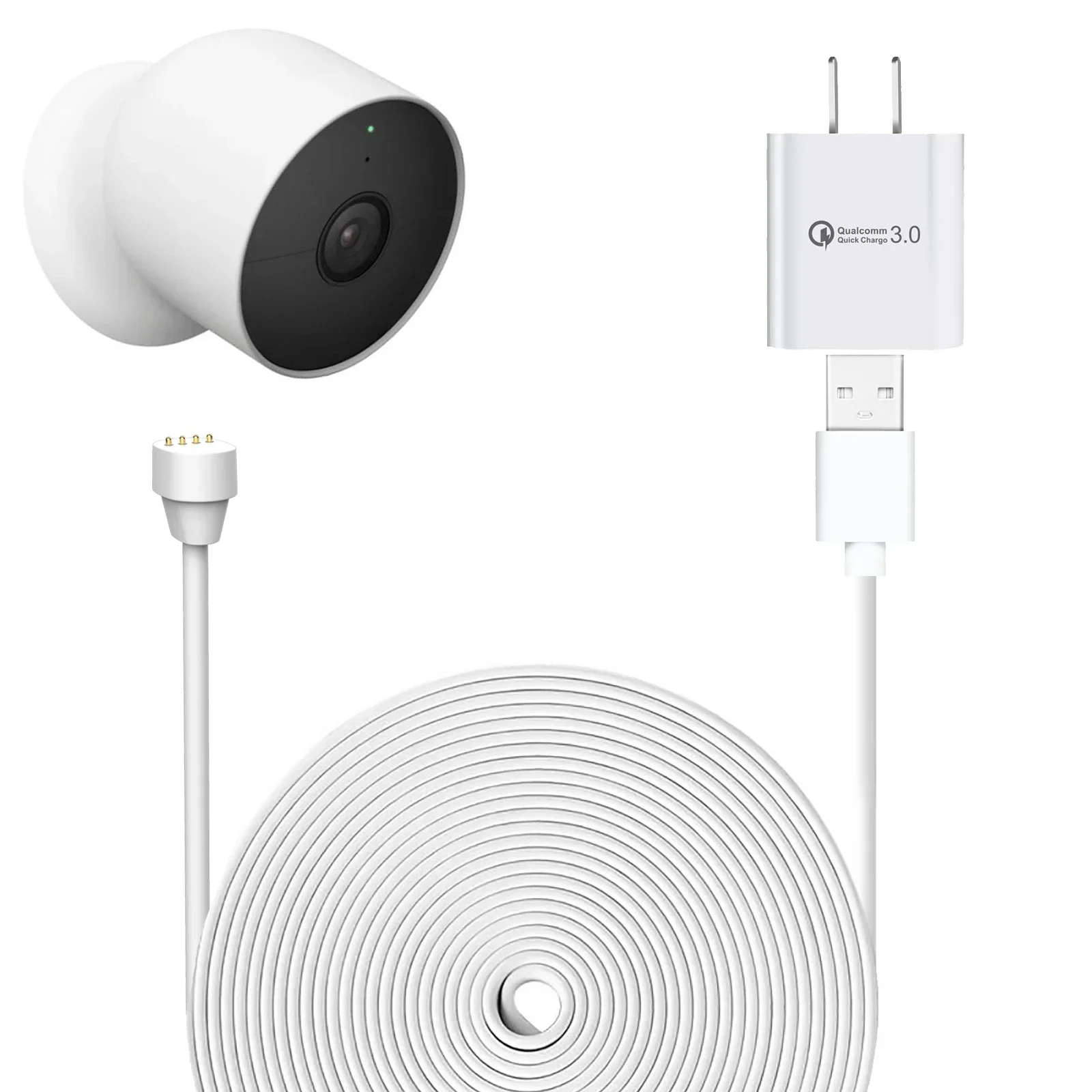 Google Nest Cam ホワイト 防犯カメラ マグネット式　充電タイプ 防犯カメラ『Google Nest Cam』使用レビュー！工事不要の簡単