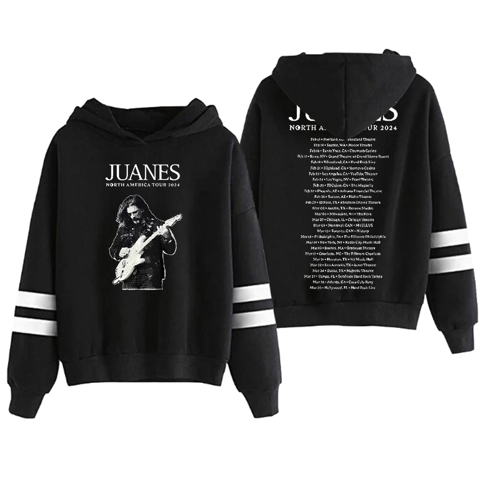 

Juanes North America Tour 2024 Hoodie Pocketless Parallel Bars Sleeve Streetwear Women Men Sweatshirt Hip Hop Clothes