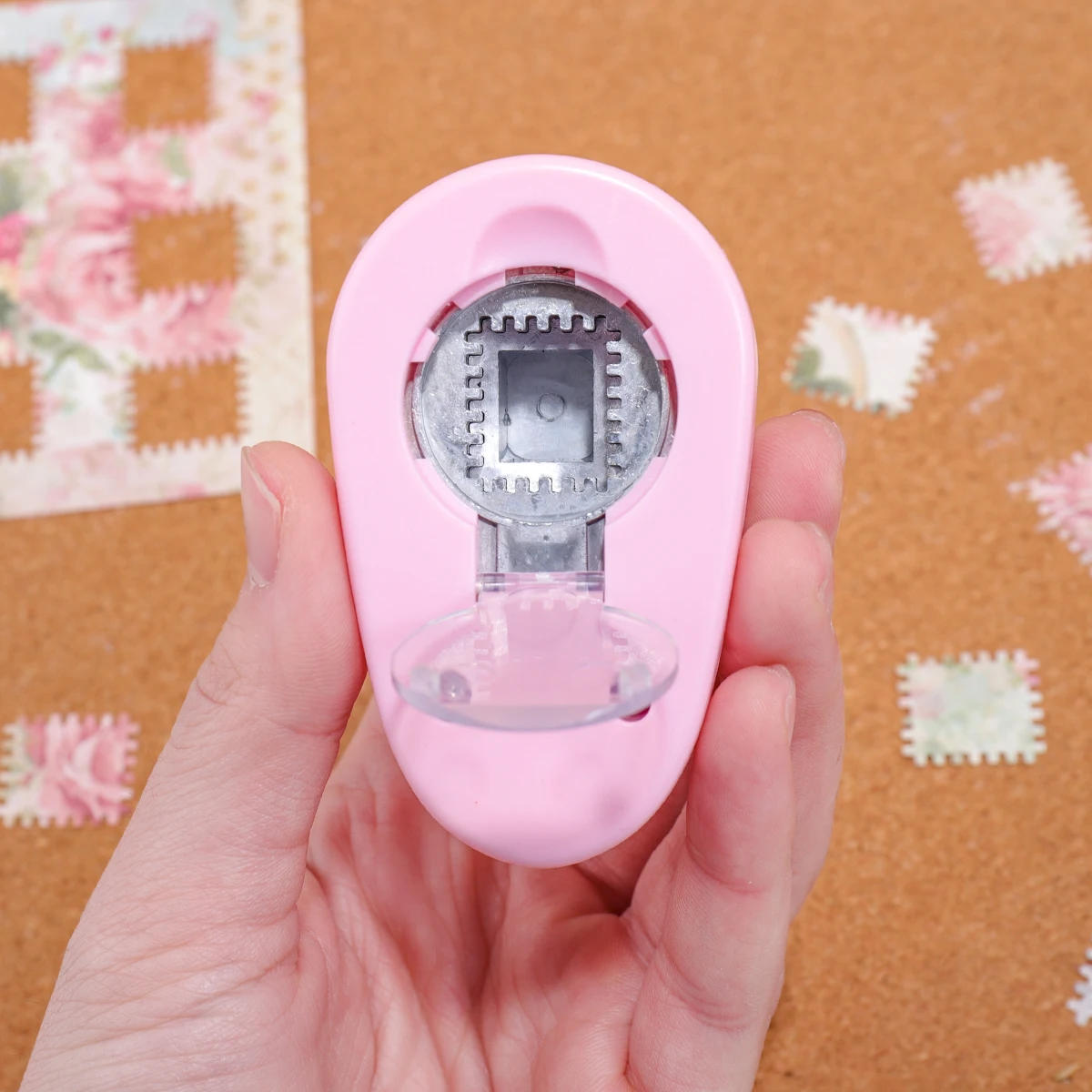 Fustella a Leva Portatile per Timbri, Perforatore Rettangolare per Scrapbooking e Fai da Te, Forniture Artigianali per Scrapbook Fatto a Mano - immagine 6