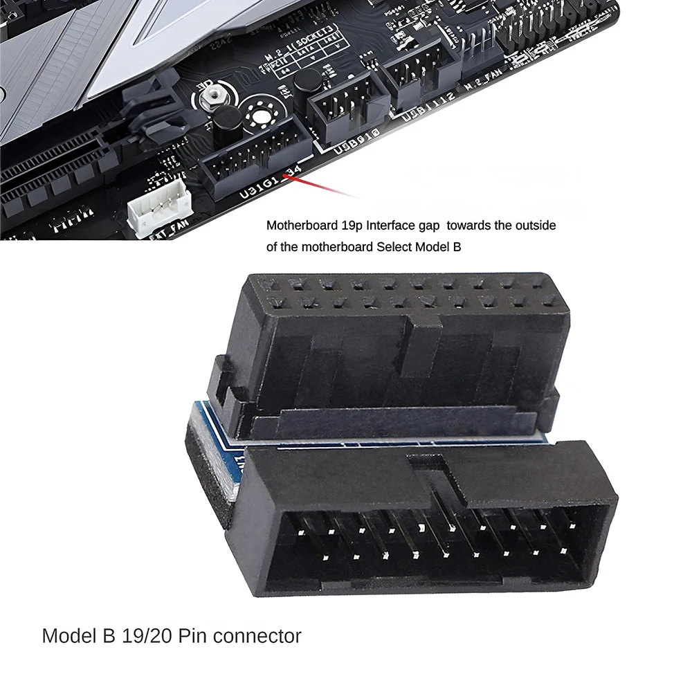 SIENOC USB 3.0 20-Pin a USB 2.0 sulla Scheda Madre connettore del Cavo SIENOC USB 3.0 20-Pin a USB 2.0 sulla Scheda Madre connettore del Cavo
