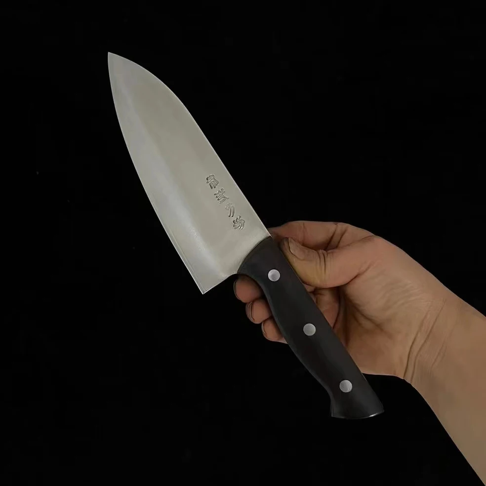 Chef knife Cleaver Knife 3 Layer BG42 Aviation Special Steel Blade Chefs Slicing Handmade Forged Longquan Kitchen Knives Meat Poultry Tools