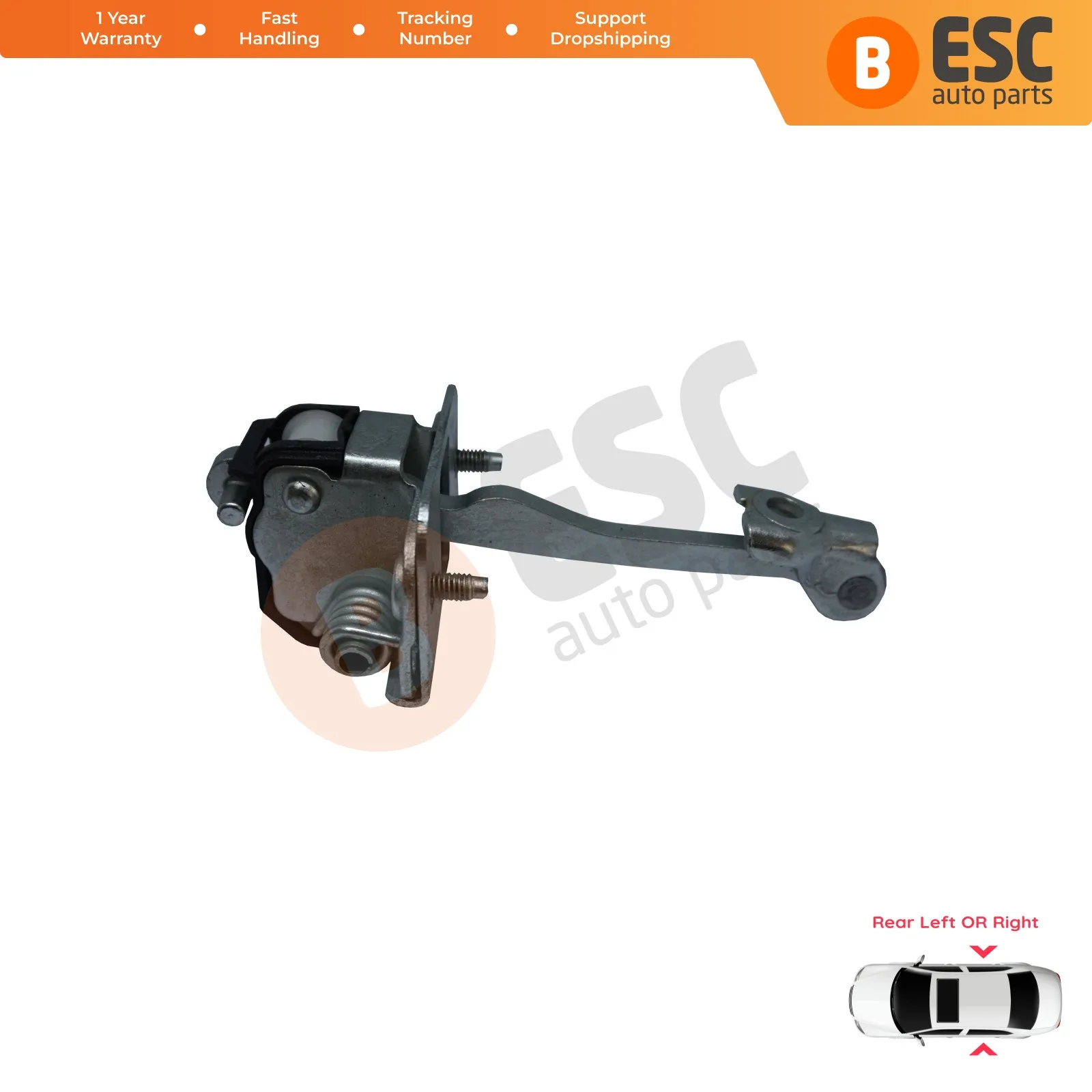 

EDP825 Rear Left OR Right Door Catch Hinge Brake Stop Check Strap Limiter 9181R2 for Citroen C4 MK2 NC DS4 MK1 NX