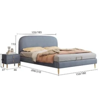 Armoires lit esthétique rangement Unique chambre Unique lits modernes salon tables de nuit Mobili Per La Casa accessoires de maison 5
