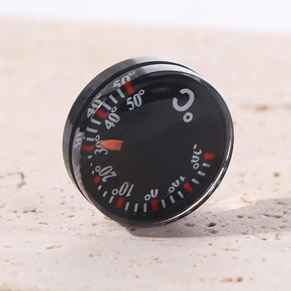 Mini Circular Thermometer Plastic Scale Measurement Dial Thermometer 20mm Waterproof High Accuracy Thermometer Home